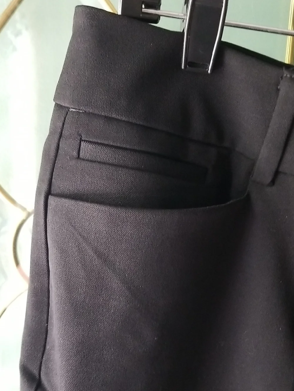 New York  and Company Black Dress Pants - Bootcutt Fit - Picture 3 of 8